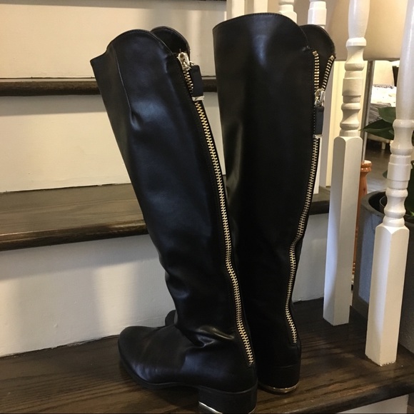 Zara | Shoes | Zara Knee High Wide Calf 